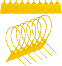 New Listing250Pcs Plastic Tamper Seal Tags, Cable Labels, Pull-Tite Security Seal, Zip Ties