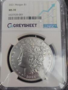 2021 MS70 Morgan Silver Dollar $1 NGC (GEP019518)