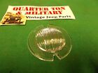 Parking Light Lens US Made Fit Willys CJ2A CJ3A early Wagon early Truck jeep