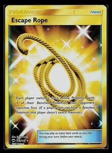 Pokemon Card - Escape Rope SM Burning Shadows 163/147 Secret Rare