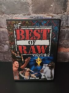 WWF - Best of Raw Vols. 1  2 (DVD Set 2001) Complete w/ Insert - Wrestling WWE