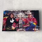 Jeff Gordon BROOKE 1995 CHAMPION POSTCARD 2X signed 3x5 NASCAR photo BRISTOL WIN