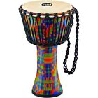Meinl Rope Tuned Djembe Synthetic Shell and Goat Skin Head 8 in. Kenyan Quilt
