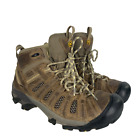 KEEN Womens Hiking Shoes Voyageur Vented Leather Trail Shoe Boots 9.5 Brown