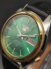 Used Watch Vintage Seiko 5 Automatic Men's Wrist Watch Day Date 21 jewels