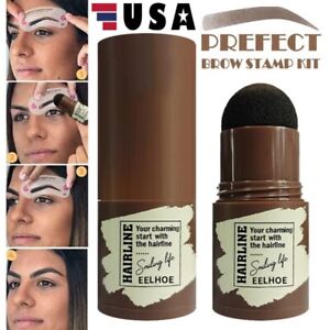 Brow Stamp Shaping Kit Eyebrow Definer Stencils Shaper Grooming Makeup Set USA