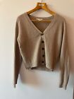 Reformation Cashmere Cropped Cardigan M