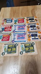 Vintage Lot Of 11 - 1960's Key Punch Procter & Gamble Coupons