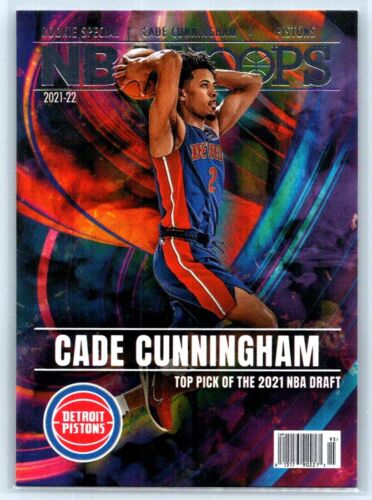 2021-22 Panini NBA Hoops Cade Cunningham RC Detroit Pistons Rookie Special #1