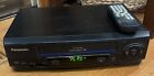 Panasonic PV-V4021 Blueline 4 Head Omnivision VHS VCR Tested & Working No Remote