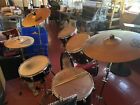 drum set used 10 Pieces Including Chair