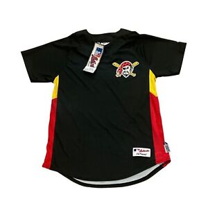 Majestic Pittsburgh Pirates Cool Base MLB Spring Training Youth Large Jersey NWT