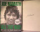 All The Way Joe Namath 1ST Edition SIGNED Book New York Jets Autograph Alabama