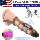 Men Penis Cock Ring Vibrator G-spot Dildo-Massager Sex Toys For-Women-Couple