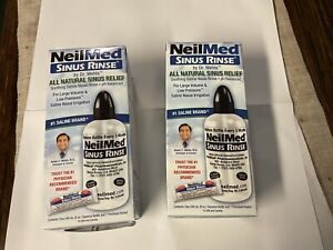 NeilMed Original Sinus Rinse (2) two bottles  - New - Expire 10/27