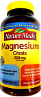Nature Made Magnesium Citrate 250 mg 180 Softgels EXP 04/2026