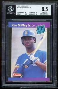 Ken Griffey Jr. Rookie Card 1989 Donruss #33 BGS 8.5 (9 9 9.5 8)