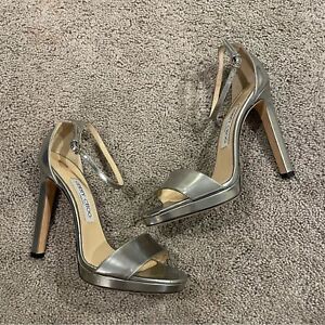 Jimmy Choo silver heels size 37