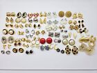 Vintage Earring Lot, Branded, Paired Earrings, Gold Silver Tone, Variety AL02