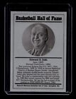 EDWARD IRISH 1986-99 BASKETBALL HALL OF FAME METALLIC HOF