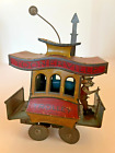Antique Original 1922 NIFTY TOYS Toonerville Trolley Tin Litho Wind-Up Toy