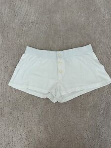 Brandy Melville White PJ Shorts