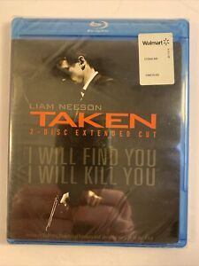 Taken Extended Cut Blu Ray 2 Disc Set Liam Neeson New Sealed