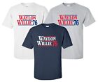 Waylon Willie '76 T-Shirt jennings nelson funny country music fan gift election
