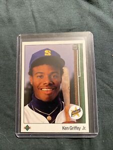 1989 upper deck Ken Griffey Jr rookie card Exmnt