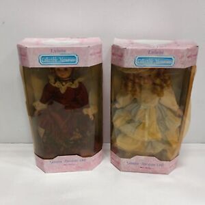 Pair of Collectible Memories Limited Edition Genuine Porcelain Dolls