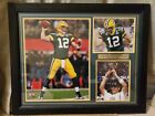 Aaron Rodgers Packers 31×25 Plaque w/ Authenticated Autograph SB Champ/MVP COA