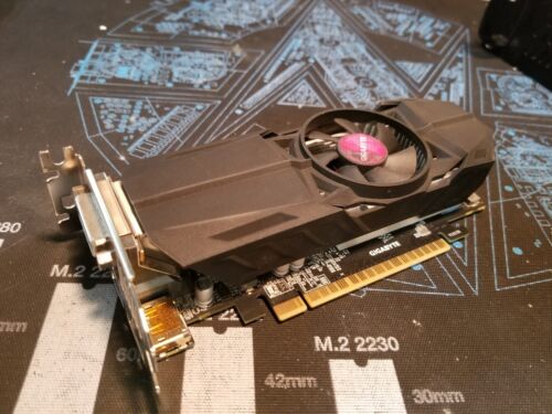 GIGABYTE NVIDIA GeForce GTX 1050 TI 4GB Low-Profile Graphics Card (GVN105TOC4GL)