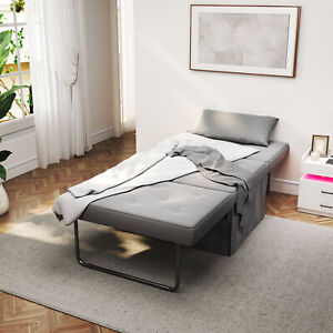 TC-HOMENY XL Convertible Sofa Bed Sleeper Lounger 4-IN-1 Daybed Chair Recliner