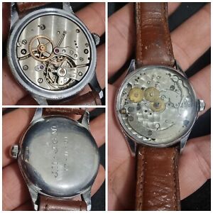 Vintage 1950's Valjoux 90 Triple Date Moonphase Watch.Vintage Chronograph Watch