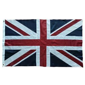 Union Jack flag British Flag 3x5FT -(90x150cm) Sewn Stripes 210D Heavy Duty P...
