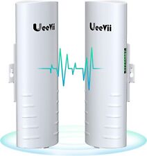 UeeVii 2 Pack Wireless Bridge Point to Point Outdoor WiFi CPE 3000m 300mbps