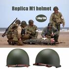 WWⅡ WW2 US M1 Helmet Green Replica Reproductions Military Steel Army CS Outdoor