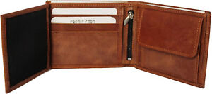 Mens Brown Wallet Genuine Leather Slim Credit Card Holder,Handcrafted Leather