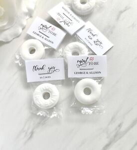 50 Personalized wedding mints, affordable wedding favors, mint to be favors
