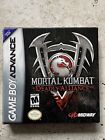 Mortal Kombat: Deadly Alliance (Nintendo Game Boy Advance, 2002) + Box Protector