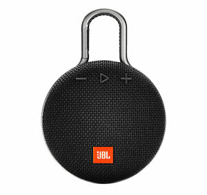 JBL Clip 3 Black Portable Bluetooth Speaker (Damaged Box)