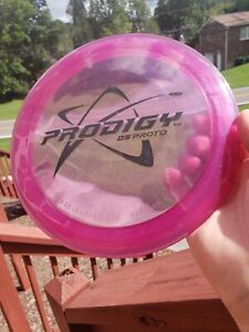 D5 Proto Pearly Flat Black Stamp Prodigy Disc Golf