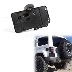 Fit For Jeep Wrangler JK JKU  Rear License Plate Holder w/ Light Tag Bracket (For: Jeep)