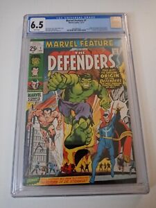 1971 Marvel Feature #1 CGC 6.5 1st Appearance App. & Origin - The Defenders