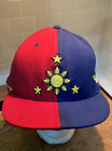 New Era 59Fifty Philippines Filipino Flag Blue Red Yellow Hat Fitted 7 5/8 Cap