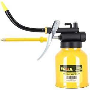 Â Pump Oiler Metal Oil Can Lubrication Oil GunStright Flexible Spout200ml