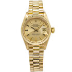 Rolex DateJust 6917 President 18K Yellow Gold Champagne dial Auto Ladies 26mm