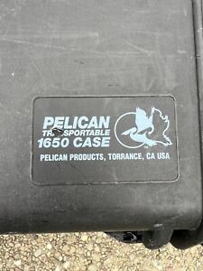 1650 Pelican Case With Wheels and organizer