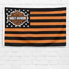 New ListingFor Harley Davidson Motorcycle USA Flag 3x5 ft Legendary Garage Wall Banner