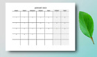 2024 Calendar Printable Landscape, Monthly Calendar Planner DOWNLOAD PDF v3